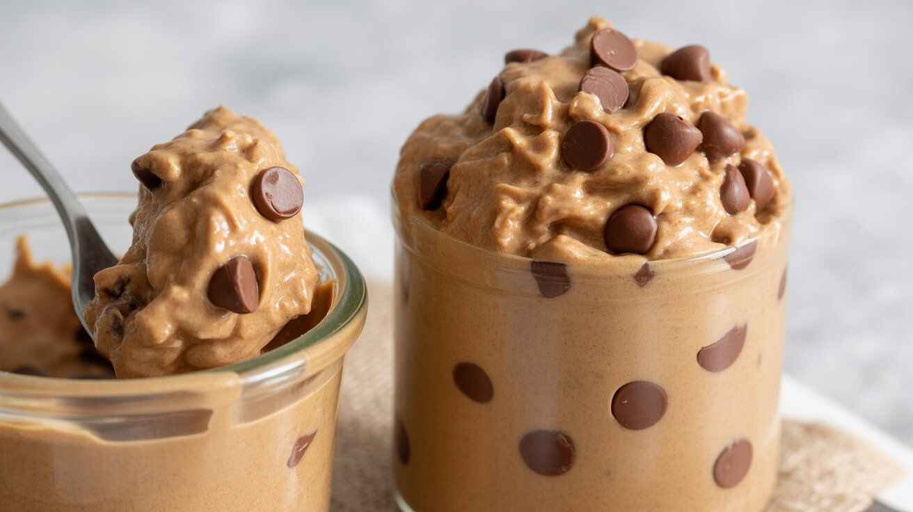 Chocolate Chip Cookie Dough Protein – No-Bake Healthy Treat